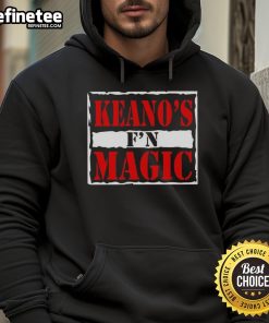 Official Kobbie Mainoo wearing Keanos Fn Magic Hoodie, showcasing stylish streetwear and vibrant design.