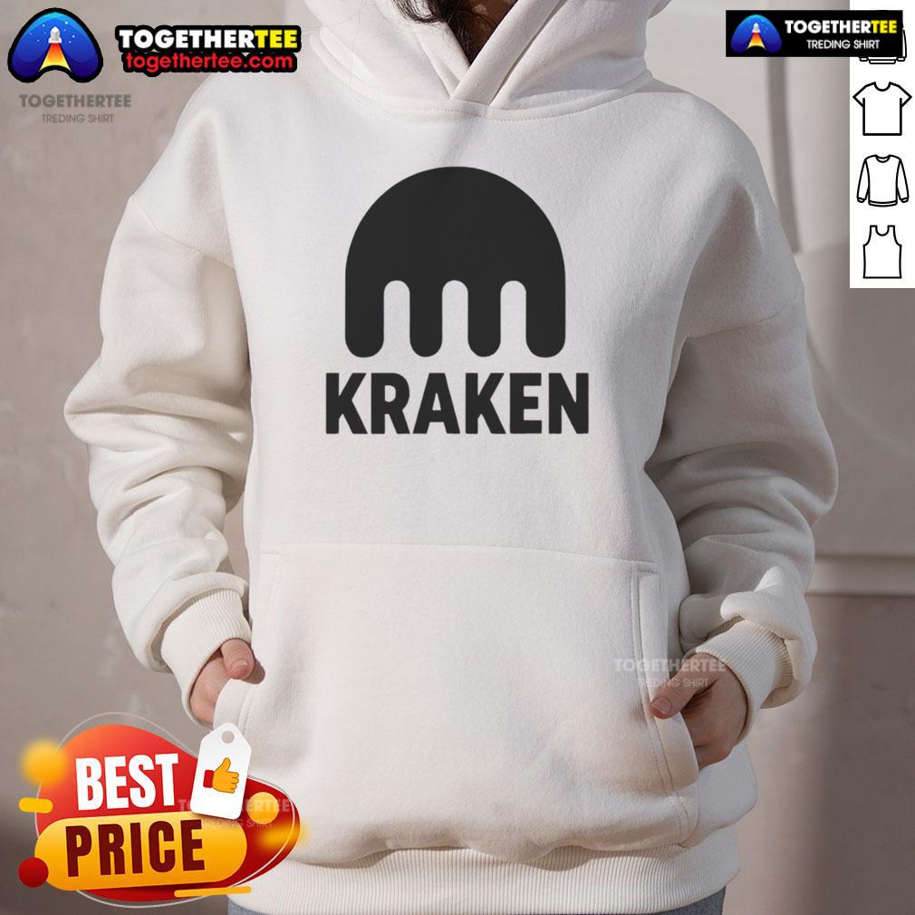 Official Kraken Crypto Logo Hoodie Official Kraken Crypto Logo Hoodie featuring bold Kraken logo design, perfect for cryptocurrency enthusiasts.