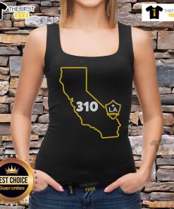 Official LA Galaxy 310 Area Code State tank top featuring stylish design for fans and supporters of the team.