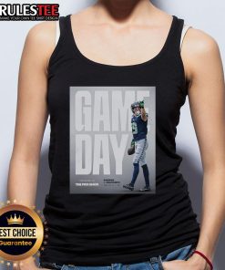 Official Las Vegas Raiders vs Seattle Seahawks NFL preseason game day tank top featuring team logos and vibrant design.