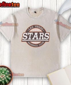 Official Las Vegas Stars Baseball Club washed t-shirt featuring vintage design and team logo, perfect for fans.