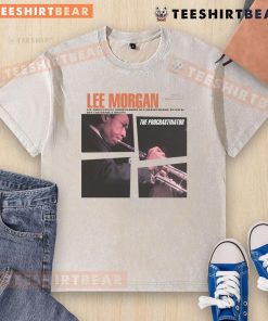 Official Lee Morgan The Procrastinator album cover on a washed t-shirt, showcasing vibrant artwork and vintage style.