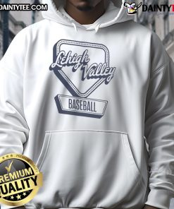 Lehigh Valley Baseball home plate logo hoodie showcasing stylish design and comfortable fit for fans and players alike.