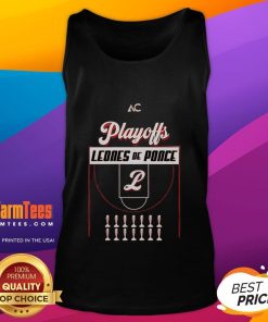 Official Leones De Ponce Basketball Playoffs 2025 tank top featuring vibrant team colors and logo design.