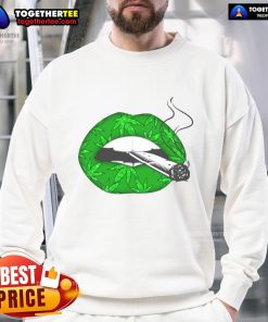 Official Lip Cannabis Leaf Sweatshirt featuring a stylish cannabis leaf design for comfort and fashion.