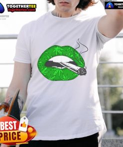 Official Lip Cannabis Leaf T-Shirt featuring a vibrant cannabis leaf design, perfect for cannabis enthusiasts and fashion lovers.