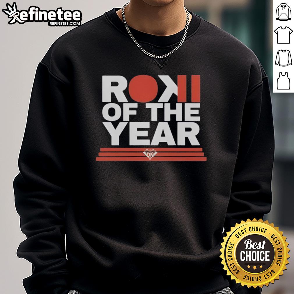 Official Los Angeles Dodgers Roki Of The Year Sweatshirt Official Los Angeles Dodgers Rookie of the Year sweatshirt featuring team logo and vibrant colors for fans.