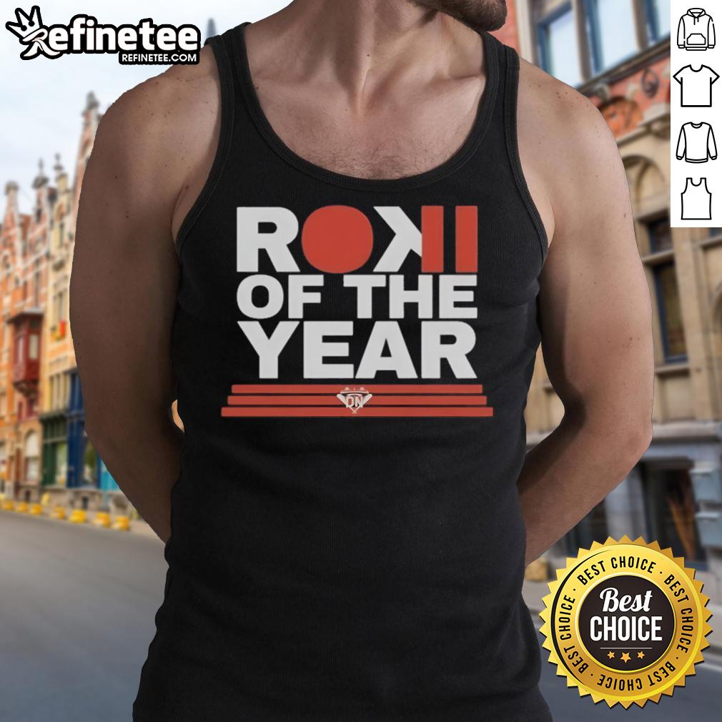 Official Los Angeles Dodgers Roki Of The Year Tank Top Official Los Angeles Dodgers Rookie of the Year tank top featuring team colors and logo for fans and collectors.