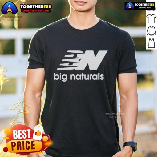 Official Matt Bailey Big Naturals Benno T-Shirt in black with graphic design, perfect for casual wear and fans.
