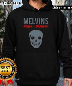 Official Melvins Pain Funny Skull Hoodie featuring a unique skull graphic, perfect for fans of Melvins merchandise.