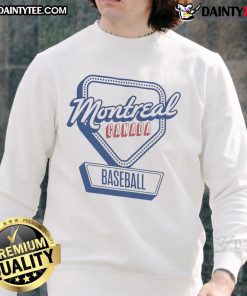Official Montreal Canada Baseball Home Plate Log Sweatshirt featuring a stylish design and comfortable fit for fans.