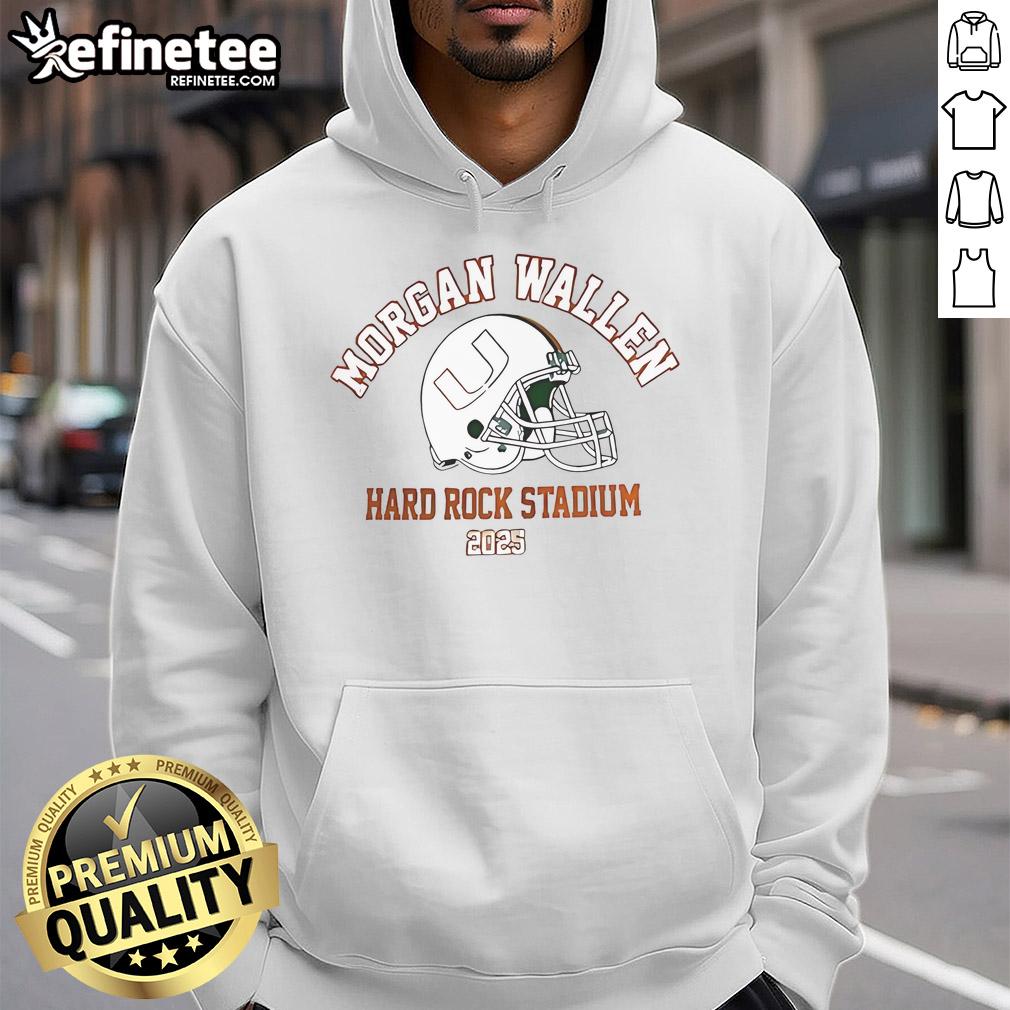 Official Morgan Wallen Hurricanes Hard Rock Stadium 2025 Hoodie Alt Text: Official Morgan Wallen Hurricanes hoodie at Hard Rock Stadium 2025, featuring vibrant colors and stylish design.