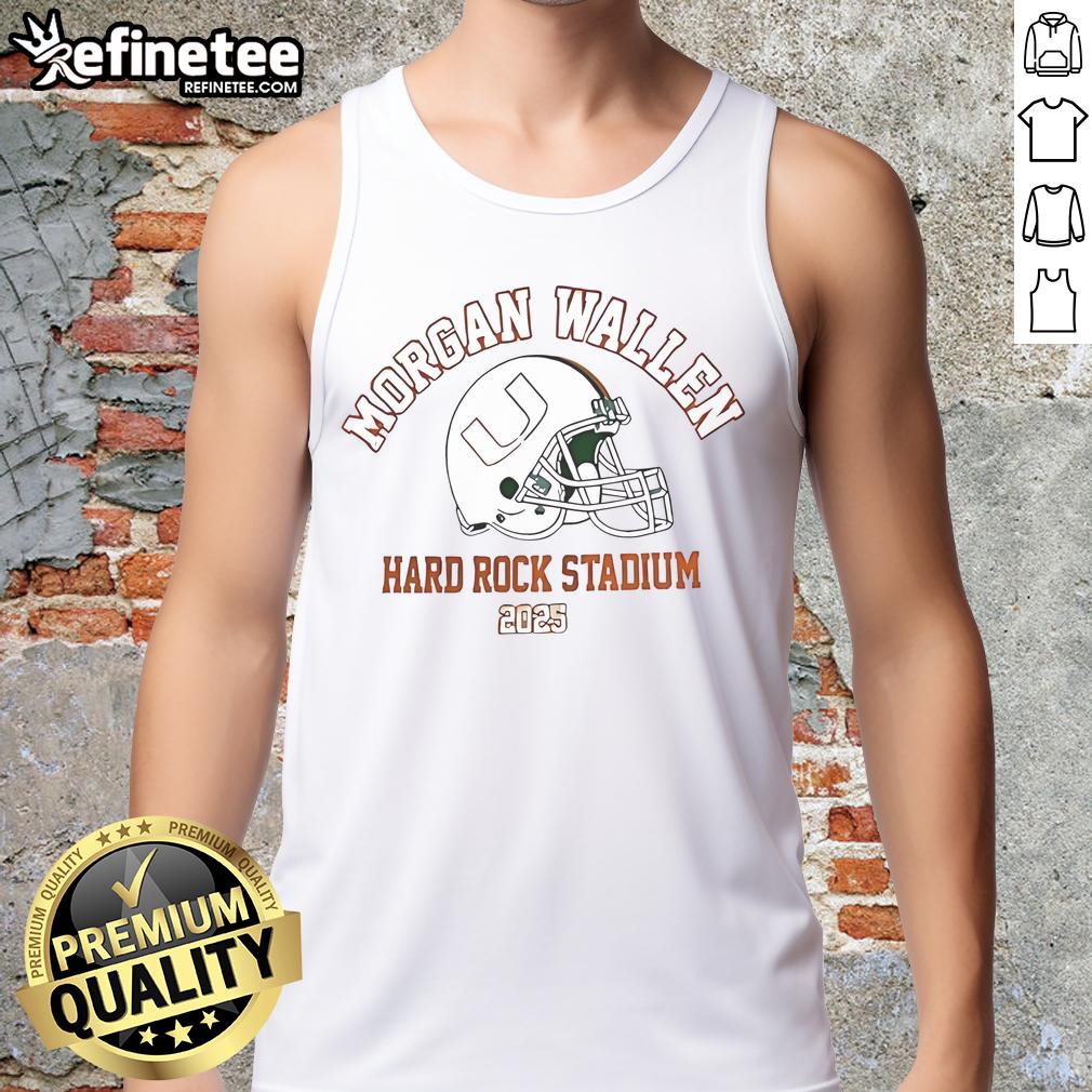 Official Morgan Wallen Hurricanes Hard Rock Stadium 2025 Tank Top Alt Text: Official Morgan Wallen Hurricanes tank top at Hard Rock Stadium 2025, showcasing vibrant design and fan spirit.