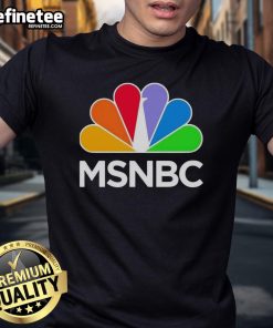 Official MSNBC Logo Classic T-Shirt featuring the iconic MSNBC logo in bold colors on a comfortable cotton tee.