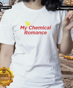Official My Chemical Romance logo on a stylish ladies tee, perfect for fans of the iconic rock band.