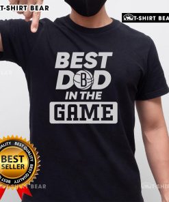 Alt Text: Official NBA Fathers Day Best Dad In The Game Brooklyn T-Shirt featuring vibrant graphics and team colors.