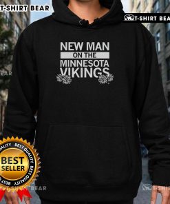 Official New Man on the Vikings Hoodie featuring bold team logo and stylish design for fans.