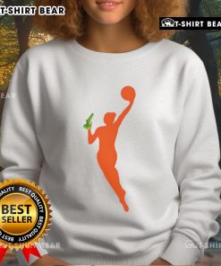 Official New WNBA Logo Sex Toy Meme Sweatshirt featuring a humorous design for fans and collectors.