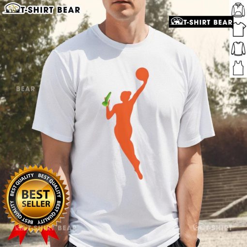 Official New WNBA Logo Sex Toy Meme T-Shirt featuring a humorous design for basketball fans and meme lovers.