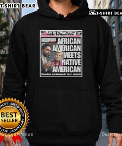 Official New York Post cover featuring Mamdani and Warren at the Liars Summit, showcasing the 'American Meets Native American' theme.