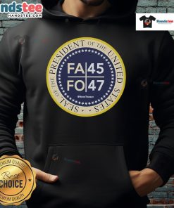 FAFO 45-47 hoodie featuring Official News Treason design, perfect for fans of bold, statement-making apparel.