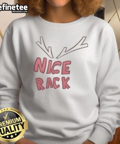 Official Nice Rack Sweatshirt in navy blue, featuring a stylish design perfect for casual wear and comfort.