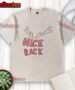 Official Nice Rack Washed T-Shirt featuring a stylish design, perfect for casual wear and showcasing a trendy look.