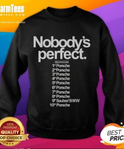Official Nobody's Perfect Men's 1983 Porsche Sweatshirt featuring a vintage design and comfortable fit.