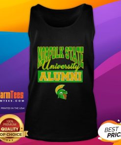 Alt Text: Official Norfolk State University 1935 alumni logo on a stylish tank top, perfect for proud NSU supporters.
