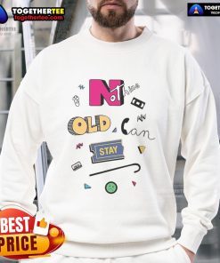 Official Nothing Old Can Stay Sweatshirt in dark gray, featuring a stylish design perfect for casual wear and comfort.