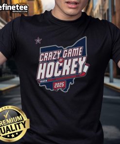 Official O.A.R. Crazy Game Of Hockey 2025 logo t-shirt featuring vibrant design and bold graphics for fans.