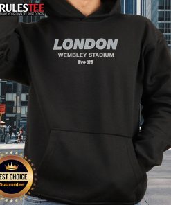 Official Oasis Live 2025 London hoodie featuring iconic band logo and vibrant design, perfect for fans and collectors.