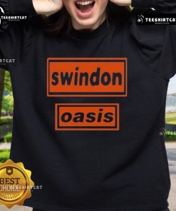 Official Oasis Swindon 2025 sweatshirt featuring a stylish design and vibrant colors for music fans and collectors.