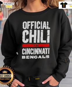 Official Cincinnati Bengals sweatshirt featuring team logo and colors, perfect for fans to show team spirit.