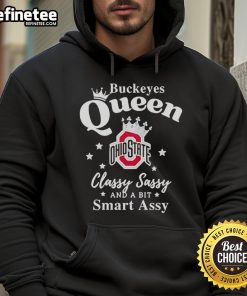 Official Ohio State Buckeyes hoodie featuring 'Classy, Sassy, and a Bit Smart Assy' design for stylish fans.