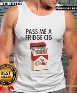 Official Pass Me Fridge Cigarette Diet Coke Tank Top in stylish design, perfect for casual summer wear and lifestyle enthusiasts.