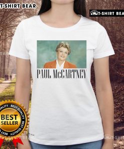 Official Paul Angela Lansbury Sarcastics Ladies Tee featuring a stylish design celebrating classic humor and iconic actress.