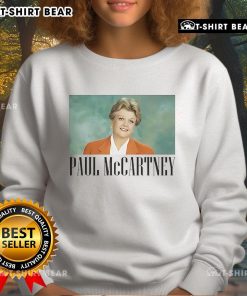 Alt Text: Official Paul Angela Lansbury Sarcastics Sweatshirt featuring a witty design and cozy fit, perfect for fans.