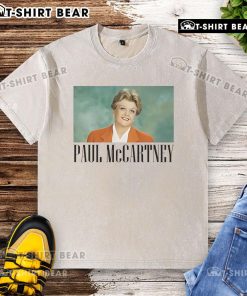 Official Paul Angela Lansbury Sarcastics Washed T-Shirt featuring a vintage design and soft fabric for casual wear.