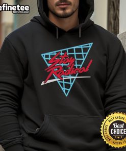 Official Paul Saladino MD Stay Radical Hoodie in black, featuring bold white lettering and a modern design for fans.