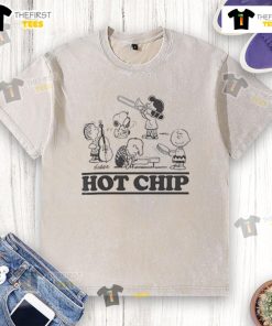 Official Peanuts x Hot Chip Over and Over Washed T-Shirt featuring unique graphic design and vibrant colors.