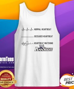 Official Penn State Nittany Lions NCAA heartbeat tank top for game day, featuring vibrant team colors and logo.