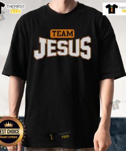 Alt Text: Official Peyton Lewis Team Jesus T-Shirt featuring a bold design and vibrant colors, perfect for expressing faith.