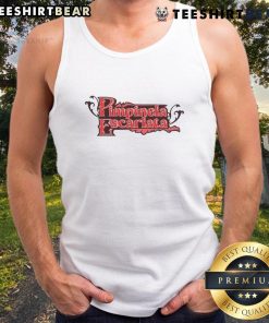 Official Pimpinela Escarlata Aaa Superstar logo tank top featuring vibrant design and bold colors for wrestling fans.