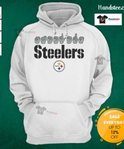 Official Pittsburgh Steelers Football hoodie featuring youth love sign hand signals design, perfect for young fans.