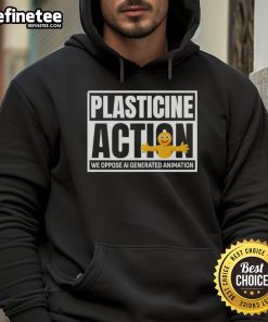 Official Plasticine Action Vintage Hoodie in vibrant colors, showcasing retro design and comfortable fit for stylish wear.
