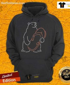 Alt Text: Official Polar Chancla Power Hoodie in vibrant colors, showcasing a unique design perfect for casual wear.