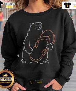 Official Polar Chancla Power Sweatshirt showcasing trendy design and cozy fit, perfect for casual wear enthusiasts.