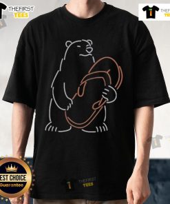 Alt Text: Official Polar Chancla Power T-Shirt featuring vibrant graphics and a stylish design for casual wear.