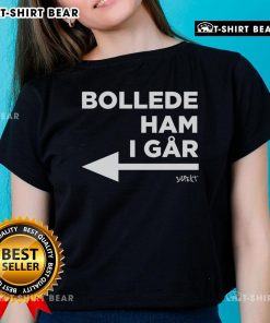 Alt Text: Official Princess Isabella wearing Bollede Ham I Gar ladies tee, showcasing a stylish and trendy design for fans.